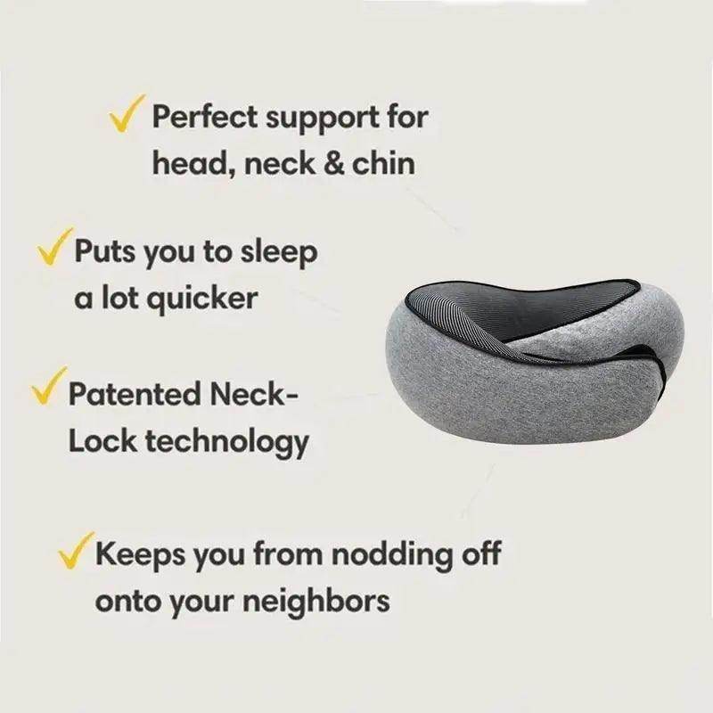 Travel neck pillow sleeping pillow