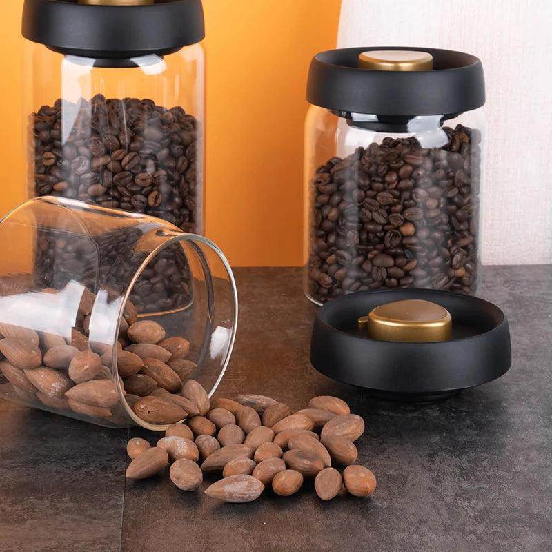 Vacuum Sealed Jug Coffee Beans Airtight Canister