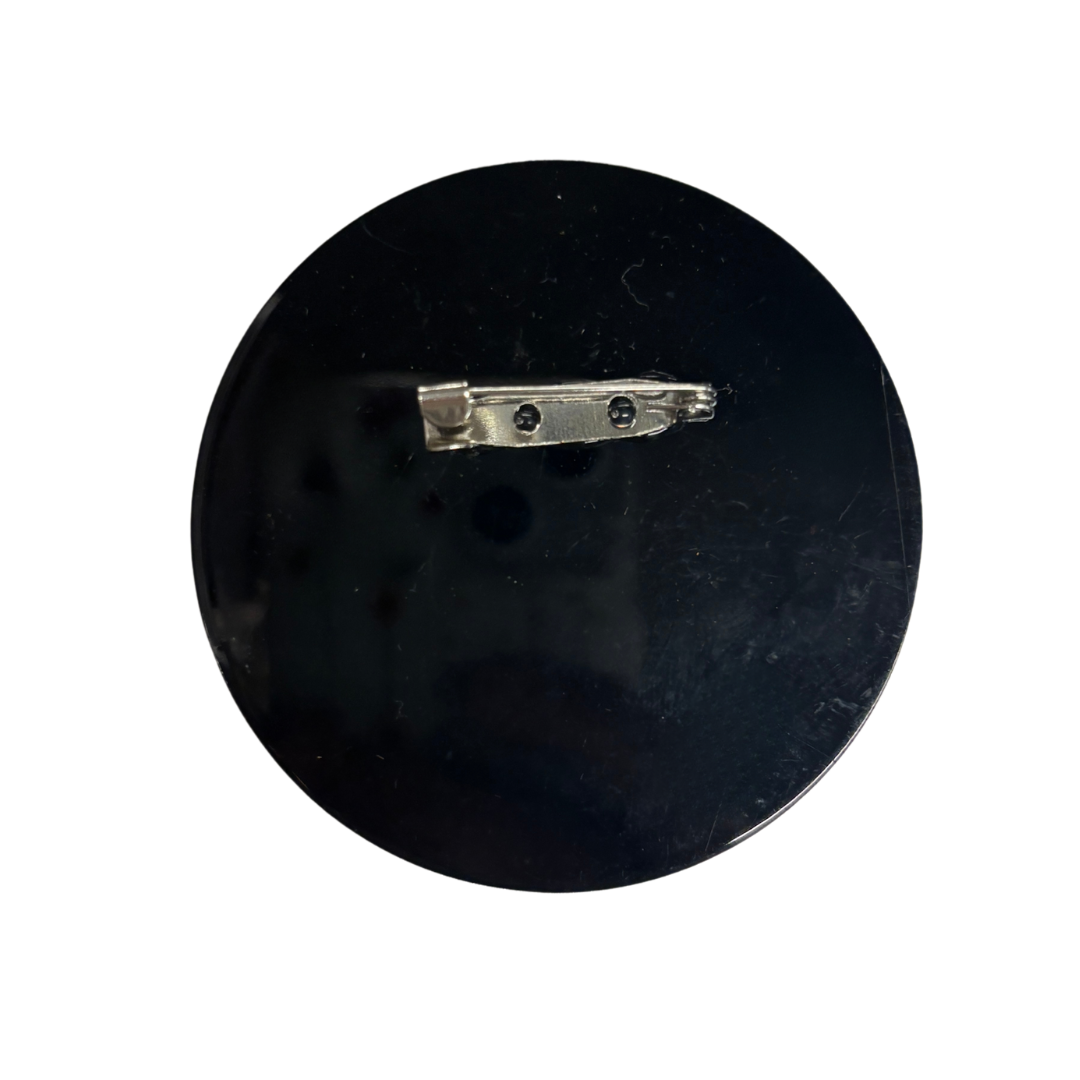 Starry Night Van Gogh Inspired Acetate Large Format Pin Brooch