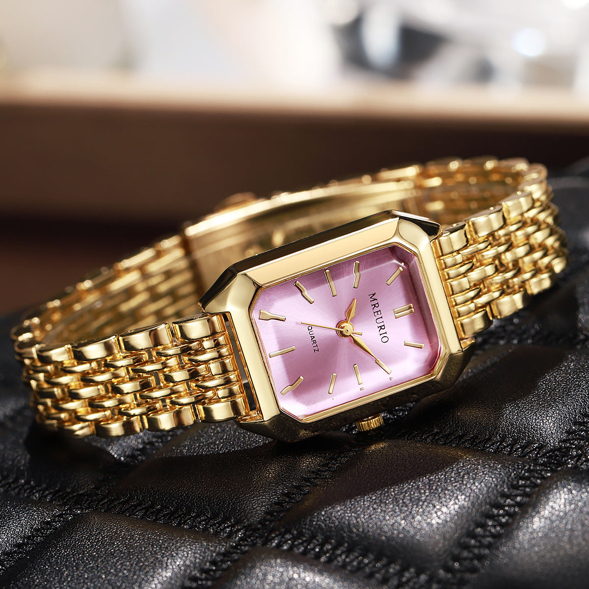 Square Ladies' Steel-band Watch