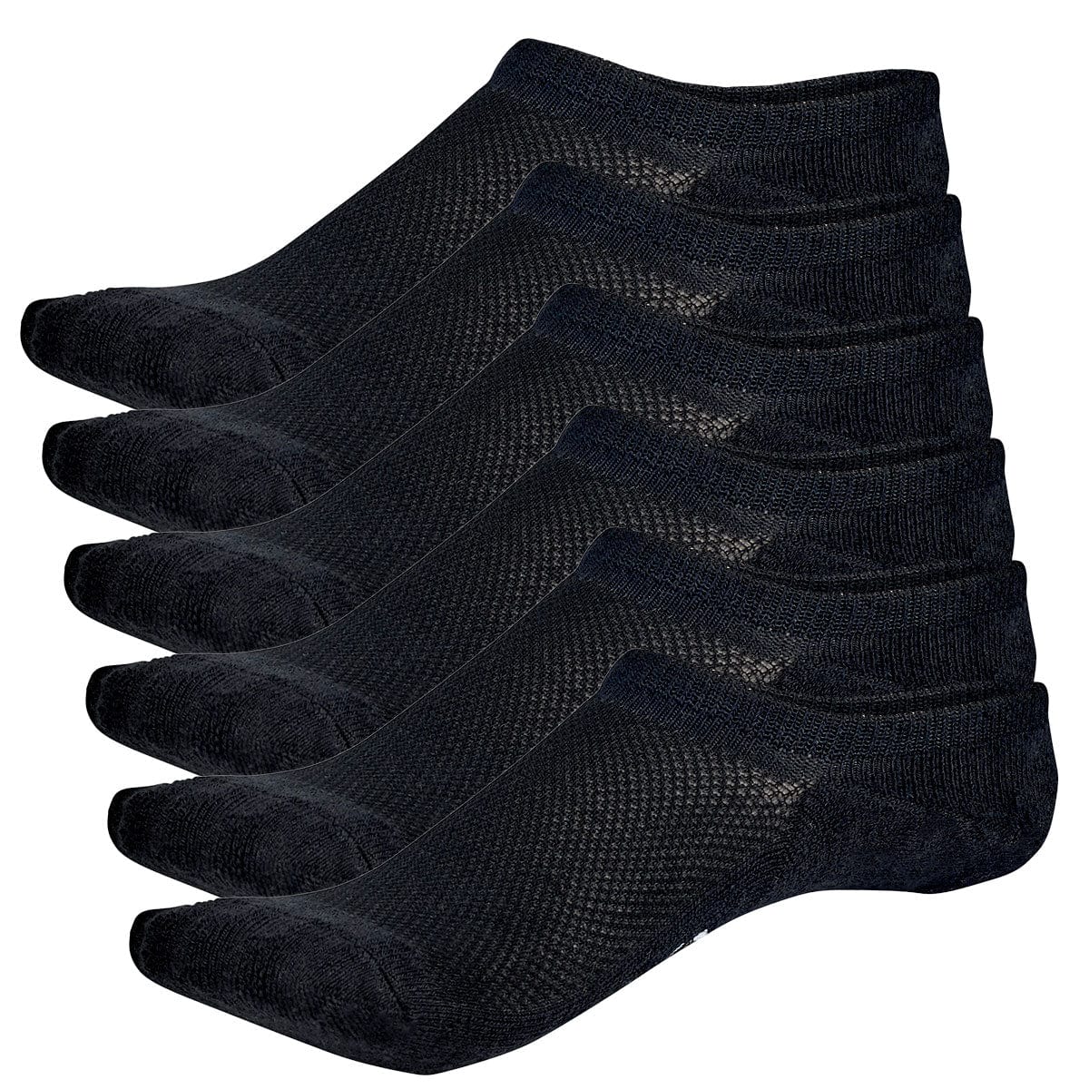 Invisible No Show Bamboo Rayon Socks - 3 Pair and 6 Pair Packs Available