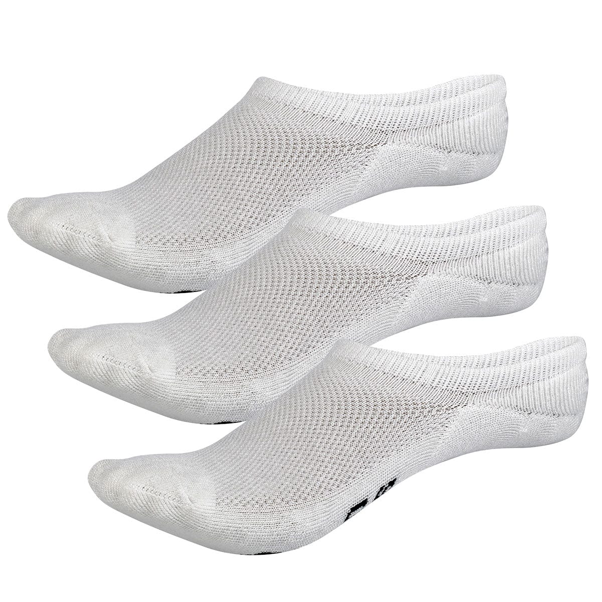 Invisible No Show Bamboo Rayon Socks - 3 Pair and 6 Pair Packs Available