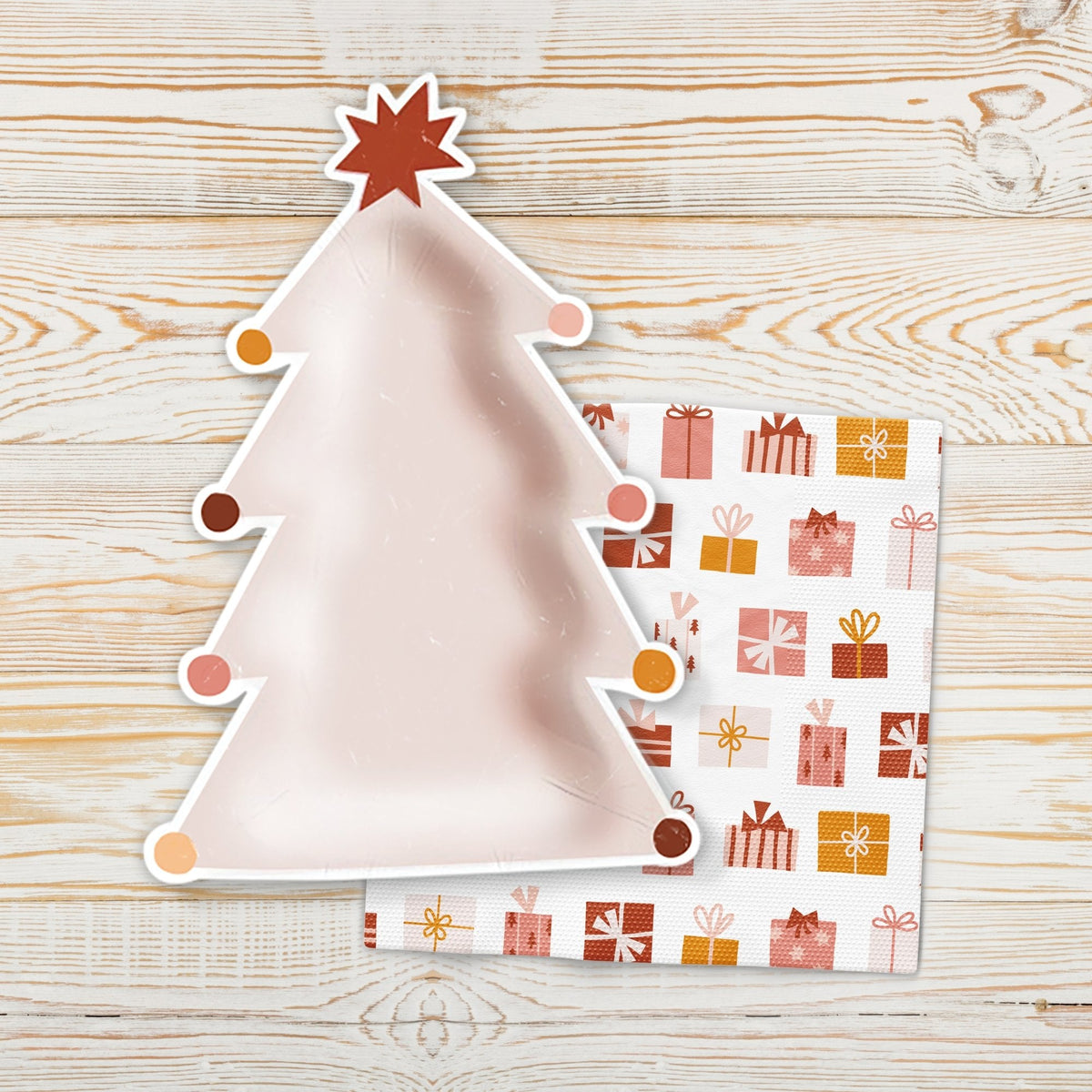 Christmas Present Icon Napkins