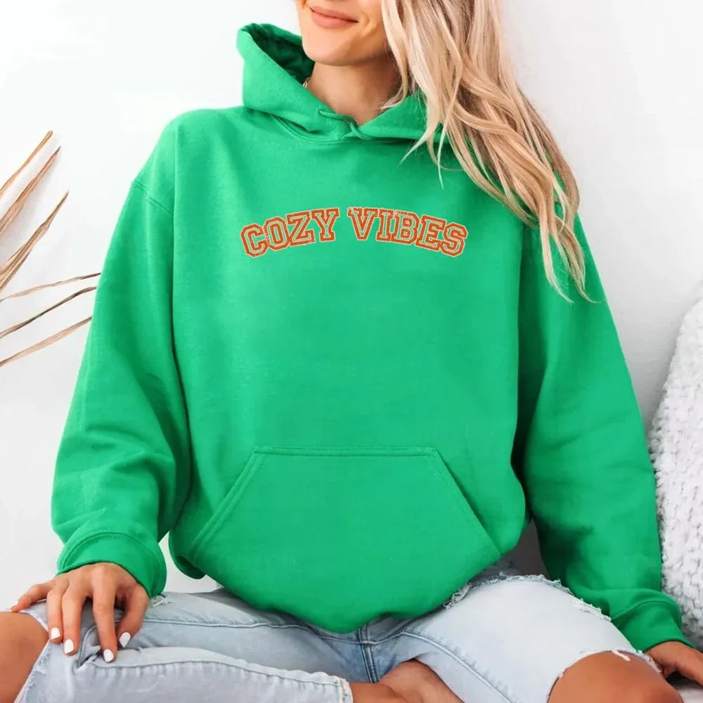 Cozy Vibes Fall Hoodie