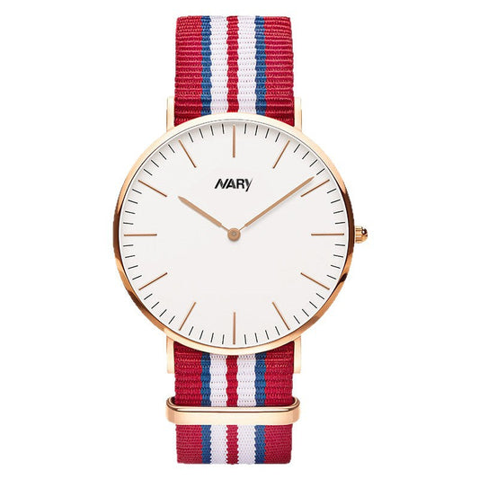 Minimalist British Style Watch Trendy Quartz Timepiece For Students And Couples