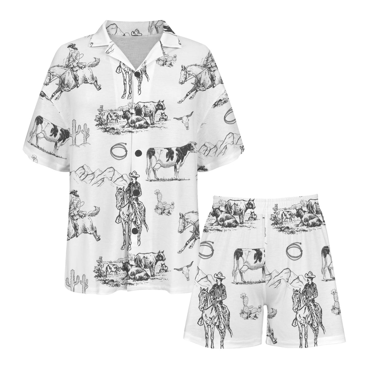 Baha Ranch Ranch Life Women's Pajama Set Made in America