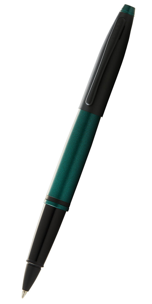 Calais™ Matte Green and Black Lacquer Rollerball Pen