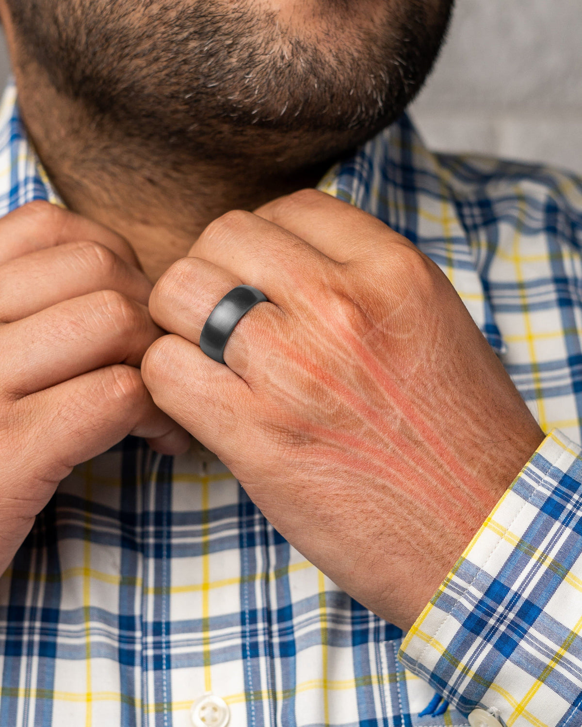 Magnetic Therapy Ring (Gunmetal Gray)