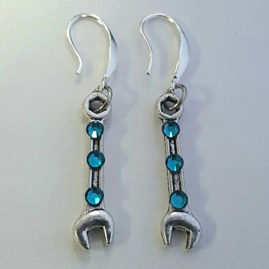Swarovski Wrench Earrings