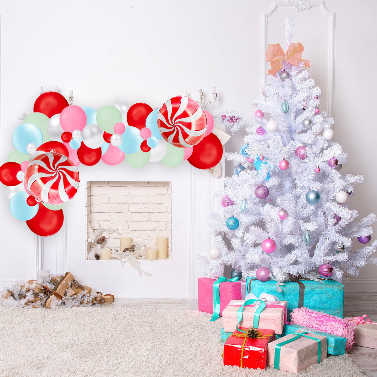 Candy Land Balloon Garland Kit