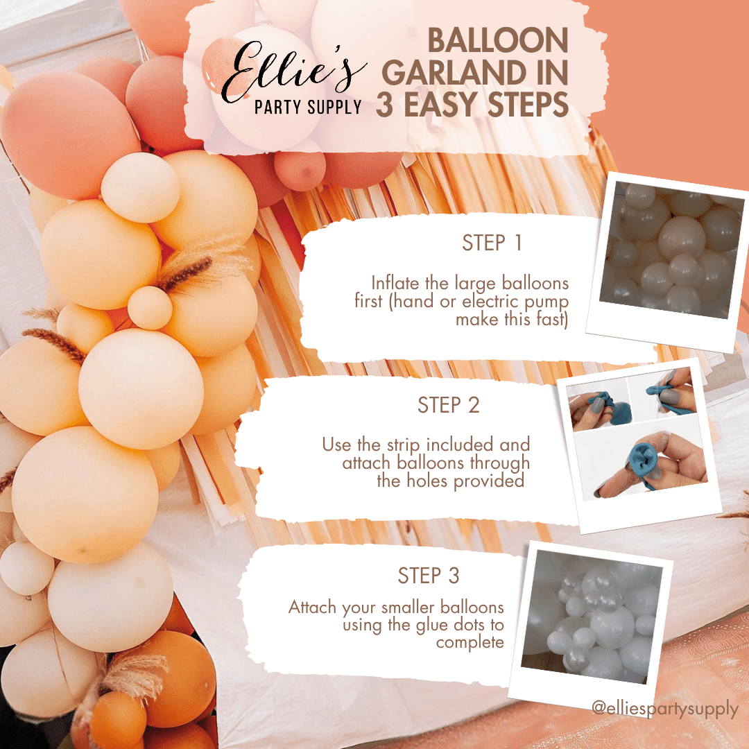 Rose Gold & Sage Christmas Balloon Garland Kit