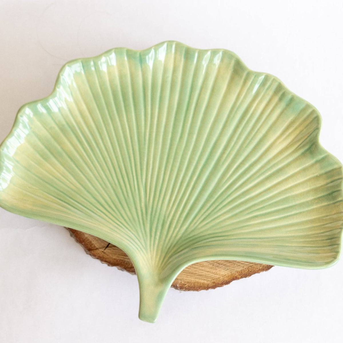 Ceramic Ginkgo Leaf Tray