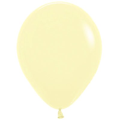 Premium Pastel Yellow Latex Balloon Cluster (5", 11” and 17”)