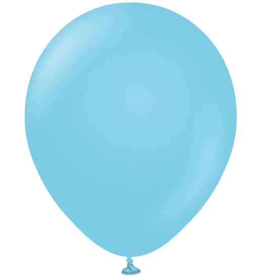 Premium Sky-Blue Latex Balloon Cluster (5", 11” and 17”)