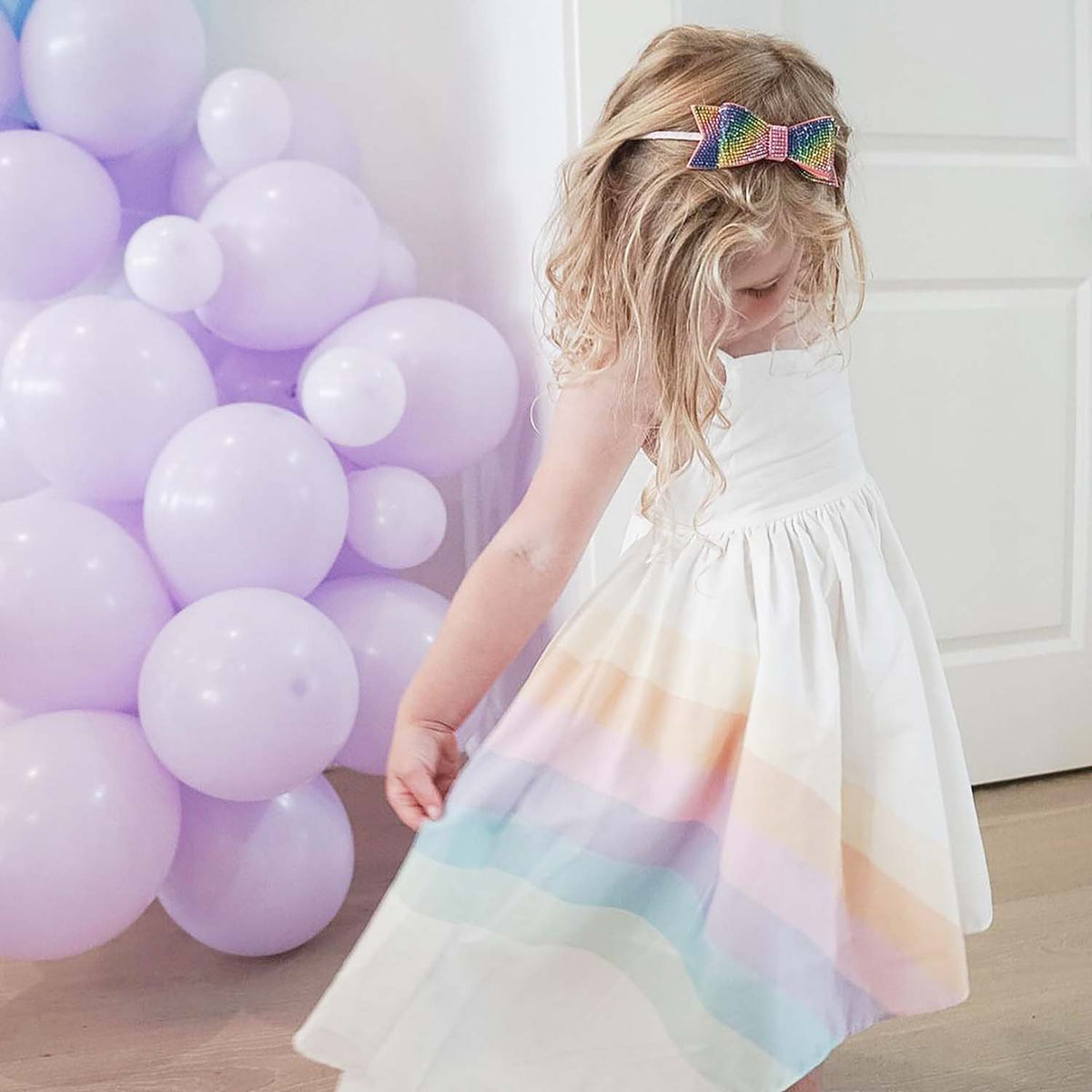 Purple Balloon Garland