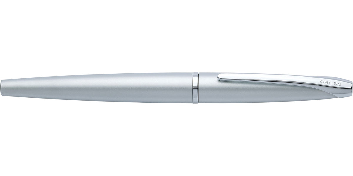 ATX® Pure Chrome Stainless Steel Fine Nib Fountain Pen
