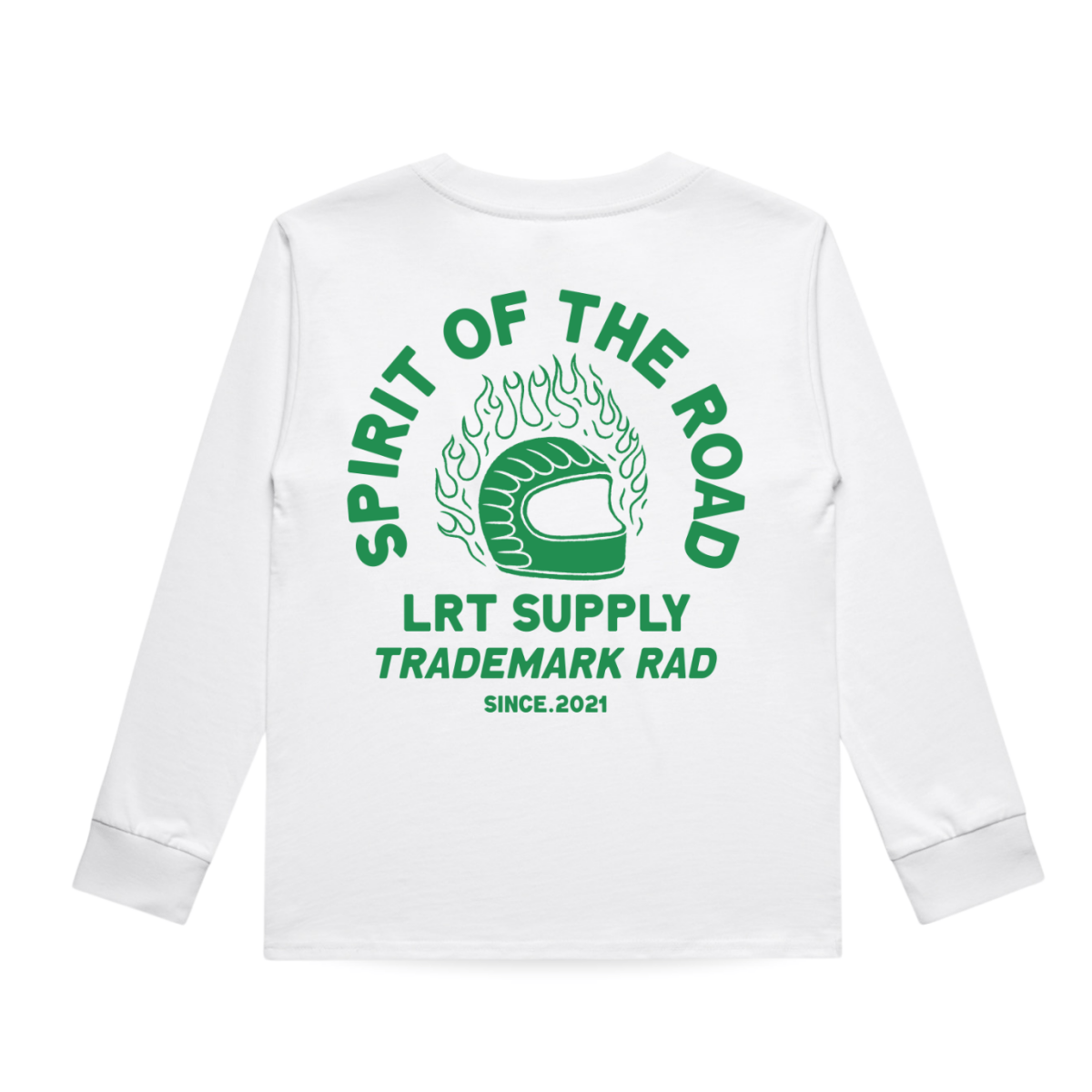 THE SPIRIT RIDER LONG SLEEVE TEE - WHITE
