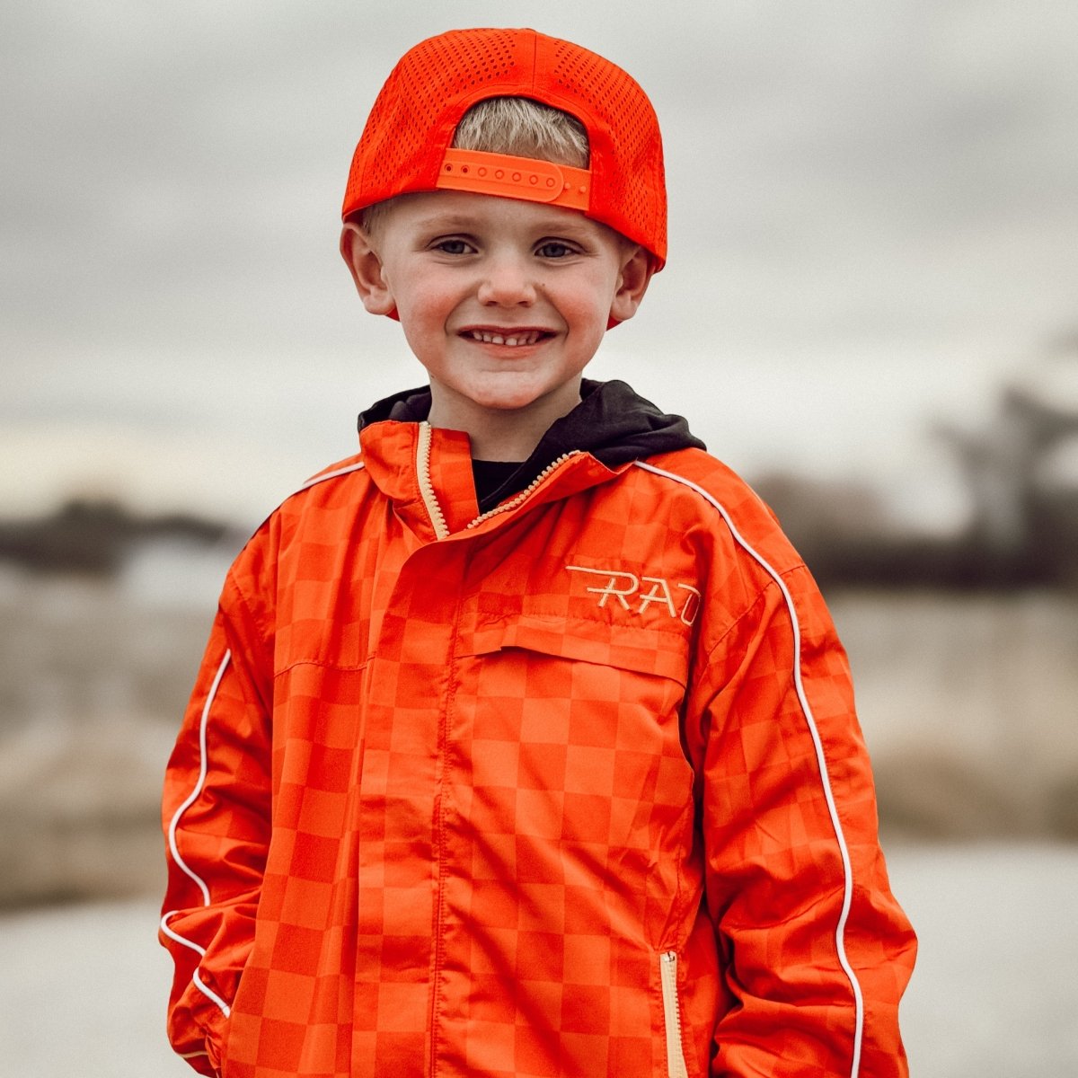 THE STORM RIDER WATERPROOF JACKET - RED